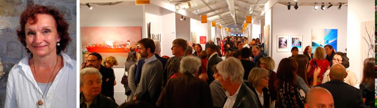 Signature du livre « …et je suis devenue galeriste » par Elisabeth Picot-Le Roy au Salon d’Automne