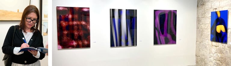 Exposition Evelyne Huet à la galerie Schwab Beaubourg