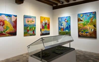 Exposition « Un ange passe » de Danielle Le Bricquir au prieuré Saint Vincent (Chartres)